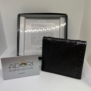 Unique Adori Leather Goods‎ Australia Emu Coin Purse New Wallet